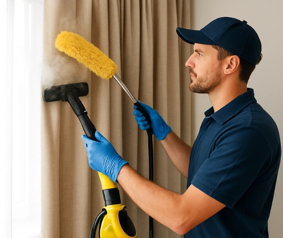 Trusted blind cleaning technician Matty Curtain Cleaning wildwood-vic QLD
