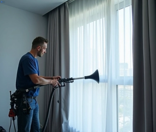 Professional drapes cleaning process tools Matty Curtain Cleaning wildwood-vic