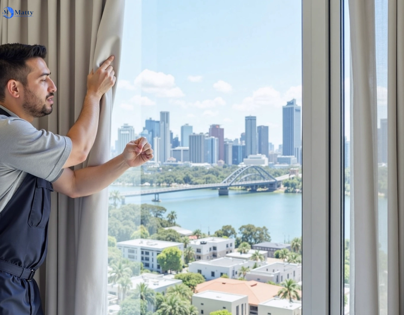 Professional curtain steam cleaning service wildwood-vic QLD by Matty Curtain Cleaning